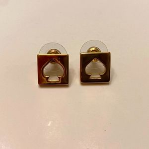 Kate Spade Hole Punch Ace Stud Earrings